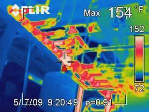 Infrared analysis | Evergreen Home Performance | Maine