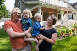 These Camden, Maine homeowners encapsulated their basement to eliminate moisture problems, improve indoor air quality, and reduce their anxiety