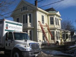 Victorian in Rockland getting insulated