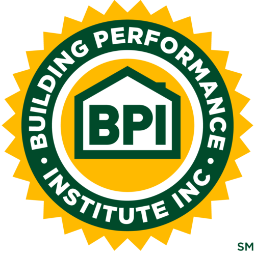 Building Performance Institute Certified Professional logo for Evergreen Home Performance