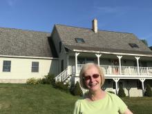 Denise Ventura, Palermo homeowner, is happy with her energy audit, airsealing, and insulation.