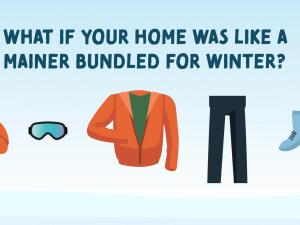 Home like a Mainer Infographic Header Evergreen home performance
