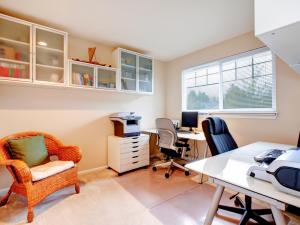 bonus room of a home new home office
