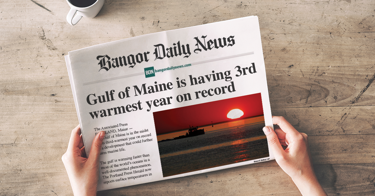 Bangor Daily newspaper header