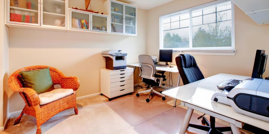 bonus room of a home new home office