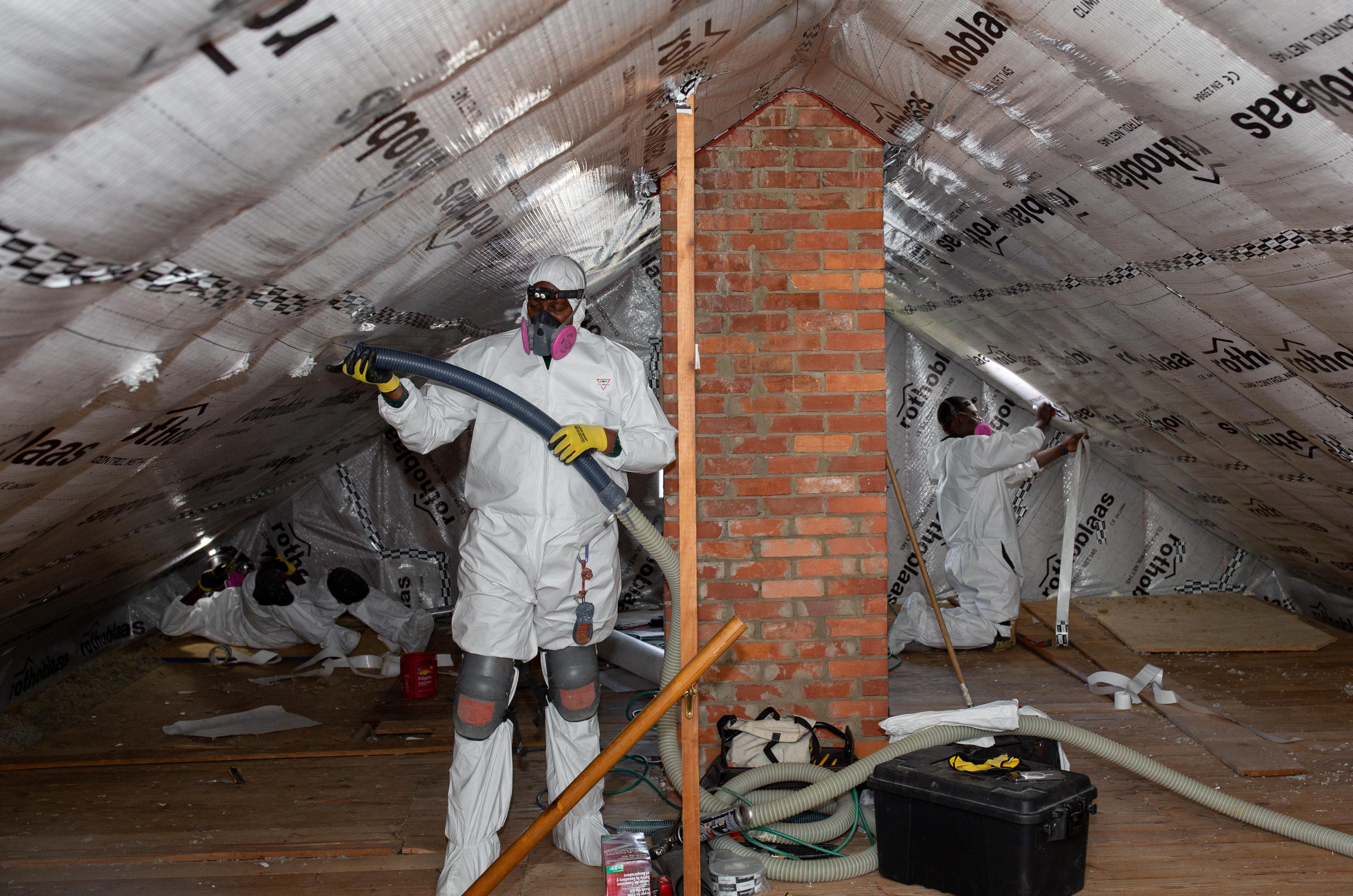 attic, insulation, air sealing, evergreen, maine, me