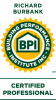 BPI Certified professional logo for Evergreen Home Performance in Portland & Rockland, Maine