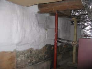 Basement Spray Foam Insulation | Evergreen Home Performance | Energy Efficiency Audits & Contracting | Maine
