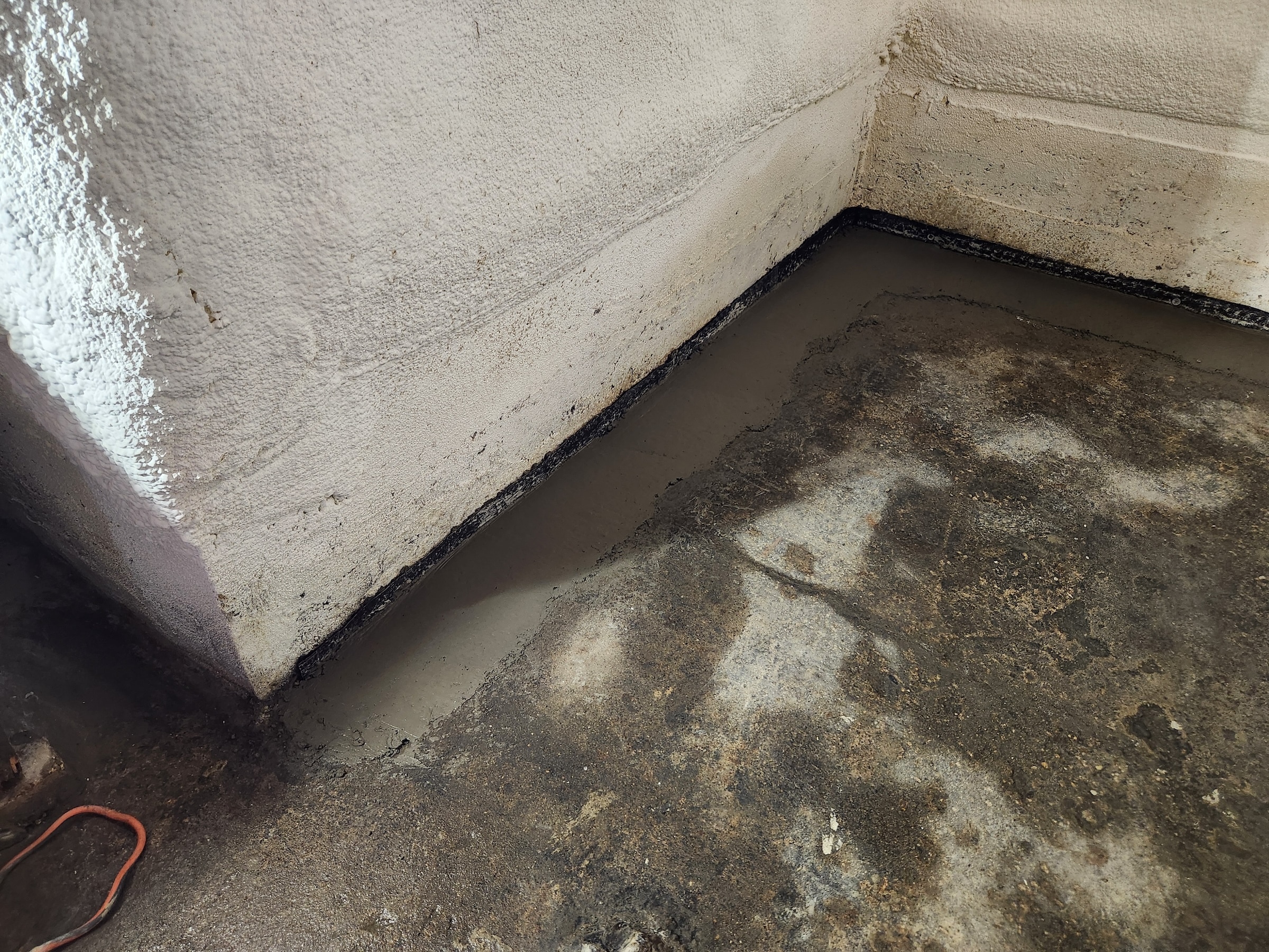 Basement floor