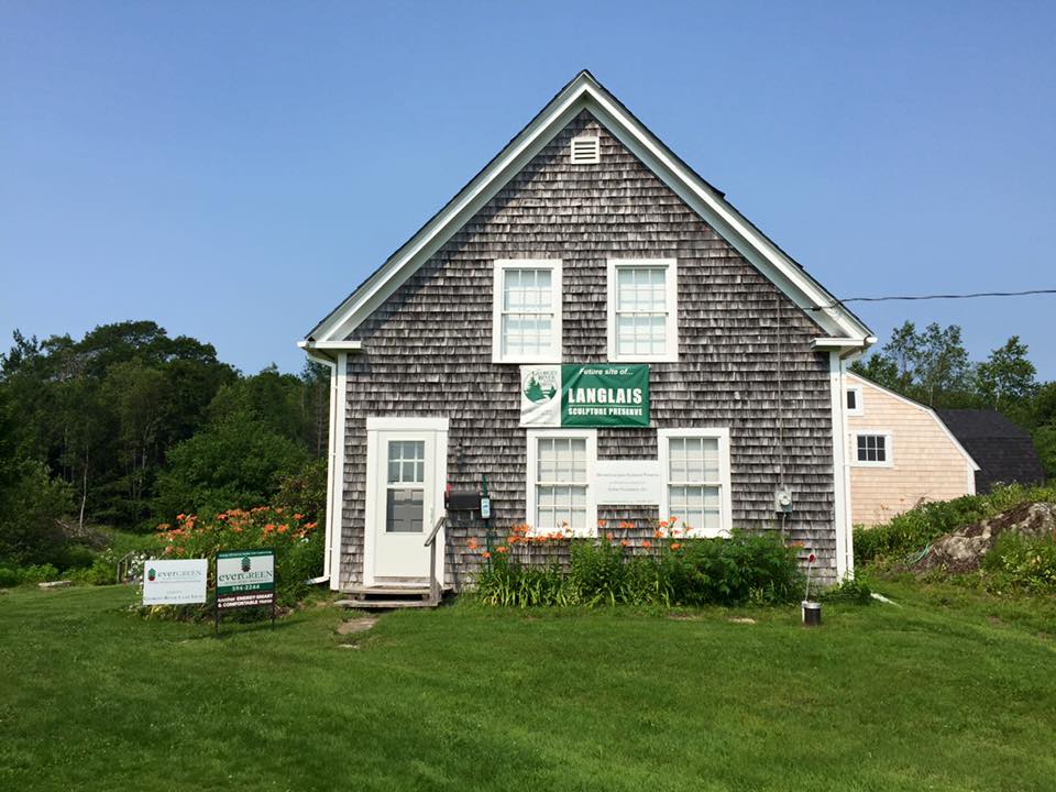 Old Cape Style House in Maine