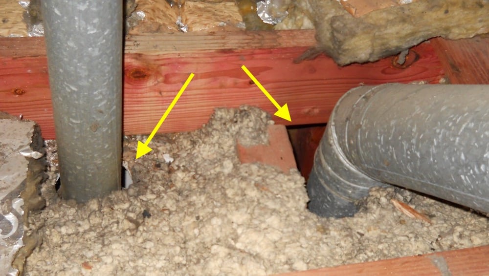 penetrations letting air into a home