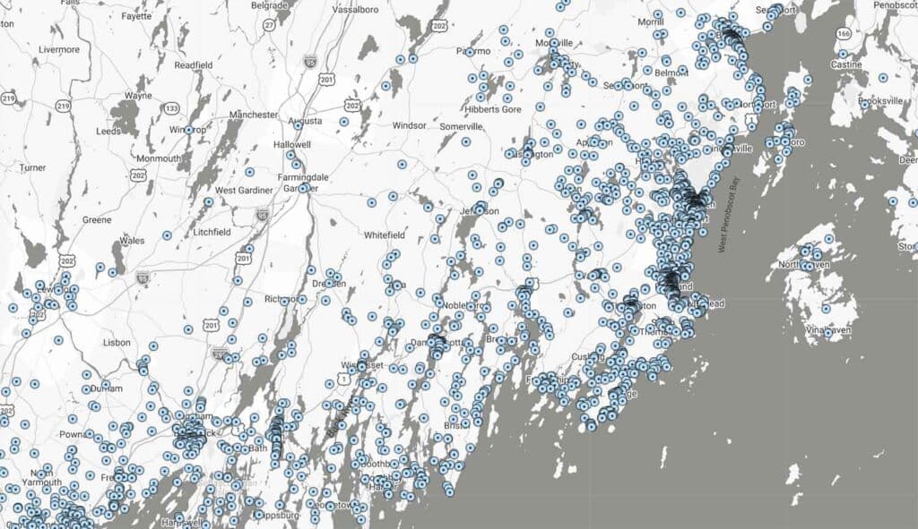 coastal maine service area