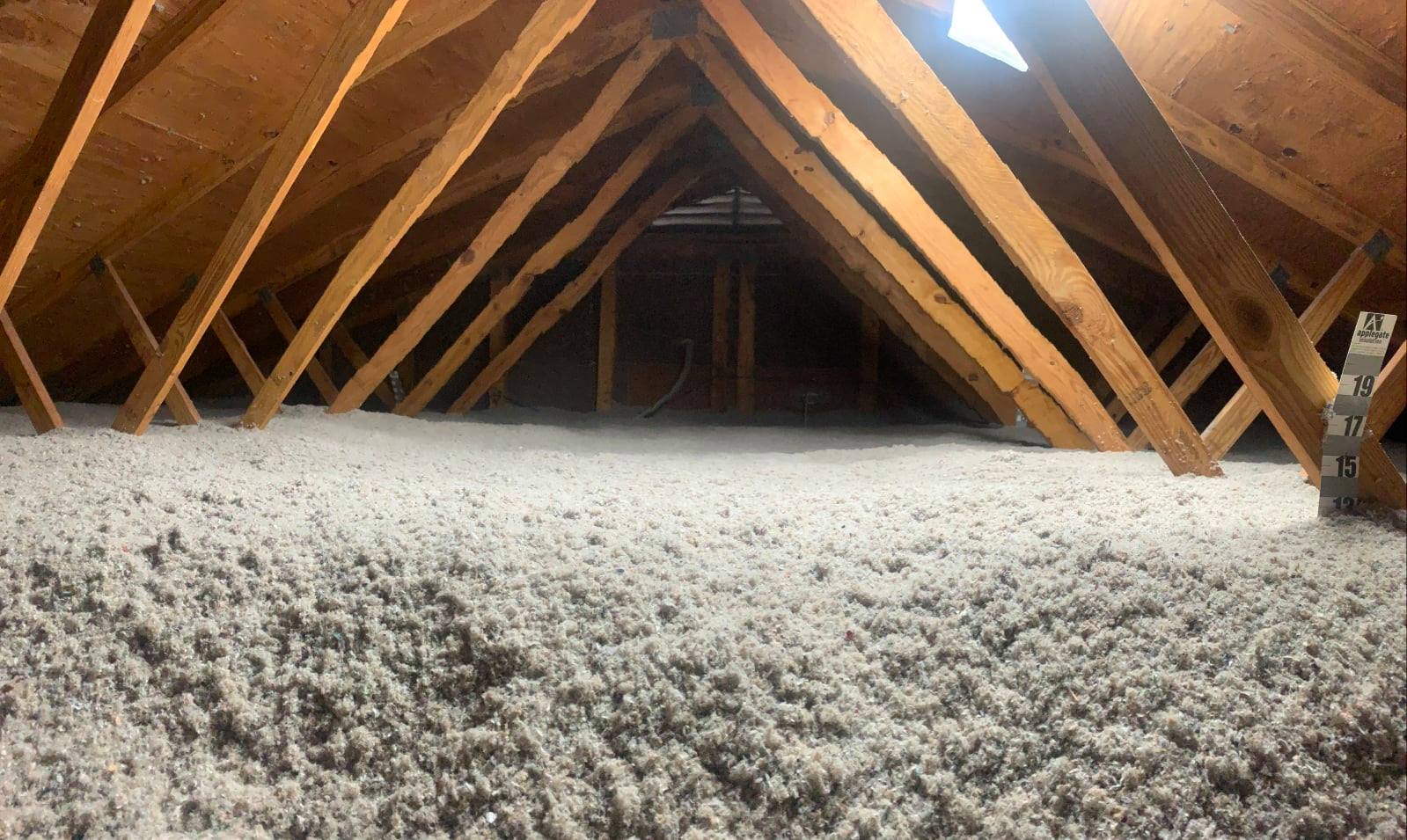cellulose attic insulation